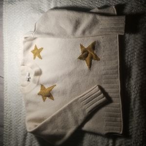 Madewelll Cream Star Sweater